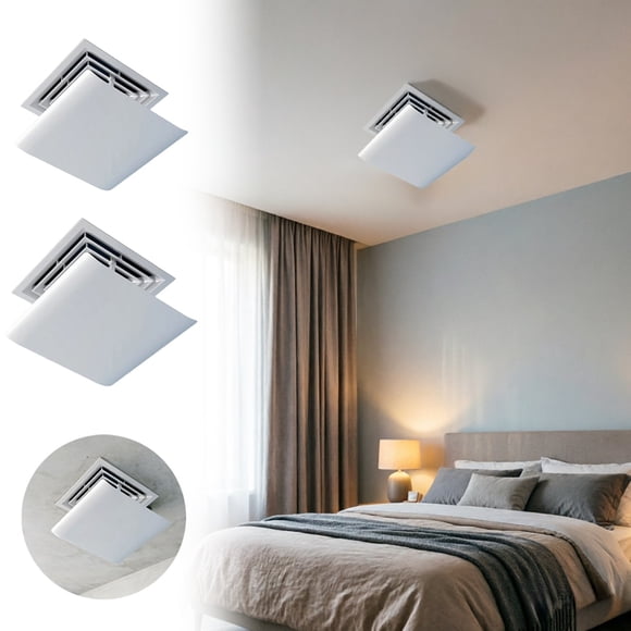 Déflecteur Carré pour Climatiseur Central pour Maison Intelligente, Couvercle Universel de Pare-Brise et Évent, Déflecteur à Circulation d'Air Directe