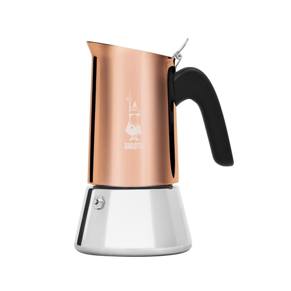 Bialetti Venus Induction 6-Cup Stainless Steel Stovetop Espresso Maker, Copper