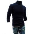 thumbnail image 5 of Pull d'Hiver Chaud en Coton Col Montant pour Hommes, 5 of 5