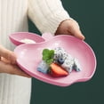 thumbnail image 4 of pstuiky Wheat Straw Plates 1-Piece Set with Vinegar Dish Creative Design for Fruit, Snacks, Dumplings Reusable & Dishwasher Safe Kitchen & Dining Tableware, 4 of 6