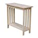 thumbnail image 3 of International Concepts Unfinished Natural Wood Mission Entry Table, 3 of 4