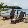 thumbnail image 3 of Paradise réglable Adirondack Plastic Chaises d'extérieur (Lot de 2), 3 of 9