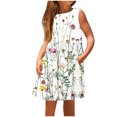 thumbnail image 4 of LOVZFMLL Robe Princesse Mignonne à Manches Longues pour Filles, Col Rond, Jupe Princesse avec Nœud, 4 of 8