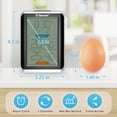 thumbnail image 2 of Geevon Indoor Outdoor Thermometer Digital Wireless with Clock, Backlight Temperature Humidity Monitor, Inside Outside Thermometer with 200ft/60m Range Remote Senso(Black), 2 of 8