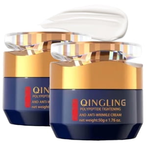 GROHESE Qingling Face Cream, Quinglin Crema Para Arrugas, Qingling Wrinkle Removal Cream, Polypeptide Tightening and Anti-Wrinkle Cream, Facial Neck Eye Cream Anti-Aging