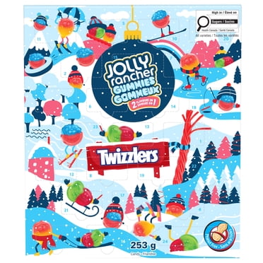 Calendrier de l’avent en bonbons JOLLY RANCHER et TWIZZLERS, 253 g