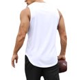 thumbnail image 3 of Kmbangi Débardeur de Sport pour Hommes Sans Manches Col Rond Hauts de Course Entraînement Physique, 3 of 4