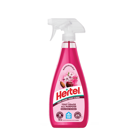 Hertel Disinfectant All Purpose Cleaner, Cherry Almond, 700ml