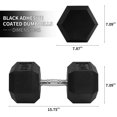 thumbnail image 2 of Signature Fitness Haltère Hexagonal Simple Équipement d'Entraînement de Force, 70 lb, 2 of 6