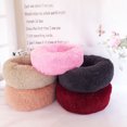 thumbnail image 3 of Lit de Sommeil pour Animaux Rond Petit Nid de Repos en Peluche Coussin Chaud pour Animaux Automne Hiver, 3 of 9