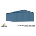 thumbnail image 4 of Arrow Classic 14 x 17 x 7 ft Blue Grey Steel Storage Shed, 4 of 8