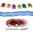 thumbnail image 3 of CNKOO 48 Pcs Pull Back Cars  Pull Back Racing Vehicles Mini Car Toys for Kids Birthday Party Favors Prizes Box To, 3 of 5