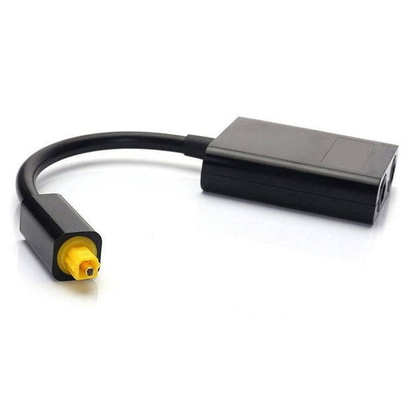 Dual Port Digital Optical Adapter Splitter Fiber Audio Cable 1 In 2 Out High Performance Adaptor Cable