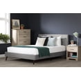 thumbnail image 3 of South Shore Fusion Full Upholstered Platform Bed and Headboard, in Soft Gray, 3 of 10