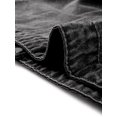 thumbnail image 5 of GRACE & GRANDEUR Veste Sans Manches en Jean pour Femme Grande Taille Automne à Boutons Veste en Denim Noire 1X, 5 of 5