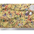 thumbnail image 2 of Soimoi Cotton Duck Fabric Multicolor Texture Printed Craft Fabric by The Yard 56 Inch Wide, 2 of 3