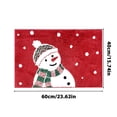 thumbnail image 3 of SDNall Décoration de Salle de Bain de Noël, Tapis de Porte de Noël, Décoration de Porte de Noël, Faux Tapis de Porte d'Entrée de Noël Tapis Antidérapant de Salle de Bain pour la Veille de Noël Tapis de Sol de Noël, Tapis de Sol pour la Maison, 3 of 8