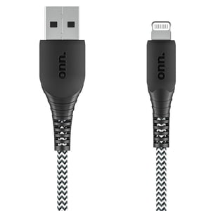 Onn. 3 FT./0.9 m Lightning to USB-A Braided Cable