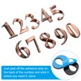 thumbnail image 4 of Unique Bargains House Numbers 3D Mailbox Numbers 0-9 for Outside, 10Pcs Large Numbers , Bronze, 4 of 7