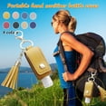 thumbnail image 3 of pdqouc Clearance Travel Bottle and Keychain Holder Refillable Empty Bottles for Hand Sanitizer Leakproof Flip Cap Keychain Bottles Hand Sanitizer Holder for Backpack Travel Outdoor (30ml), 3 of 7