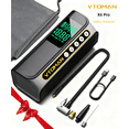 thumbnail image 1 of Tire Inflator Air Compressor 160PSI,VTOMAN X6 Pro Portable Car Tire Air Pump,Cordless Auto Air Pump with Smart Digital Pressure Gauge LED Light for Car,Motorcycle,Bike,Ball, 1 of 9