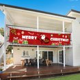 thumbnail image 4 of Coofit Christmas Outdoor Banner Creative Hanging Cartoon Santa Banner Yard Sign Banner, 4 of 10