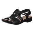 thumbnail image 2 of Mefallenssiah Femmes Dames Mode Sandales à Talon Compensé Confortables Bout Rond à Boucle Sandales Décontractées Chaussures, 2 of 5