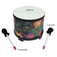 thumbnail image 3 of 8 Inch Floor Tom Drum Cute Excellent Sound Music Instrument Drums with 2 Mallets for Children, 3 of 9