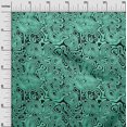thumbnail image 3 of oneOone Silk Tabby Sea Green Fabric Moire Craft Projects Decor Fabric Printed By The Yard 42 Inch Wide, 3 of 4