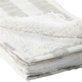 thumbnail image 3 of Pemberly Row 50x70" Transitional Linen Fabric Throw Blanket in Ivory/Natural, 3 of 3