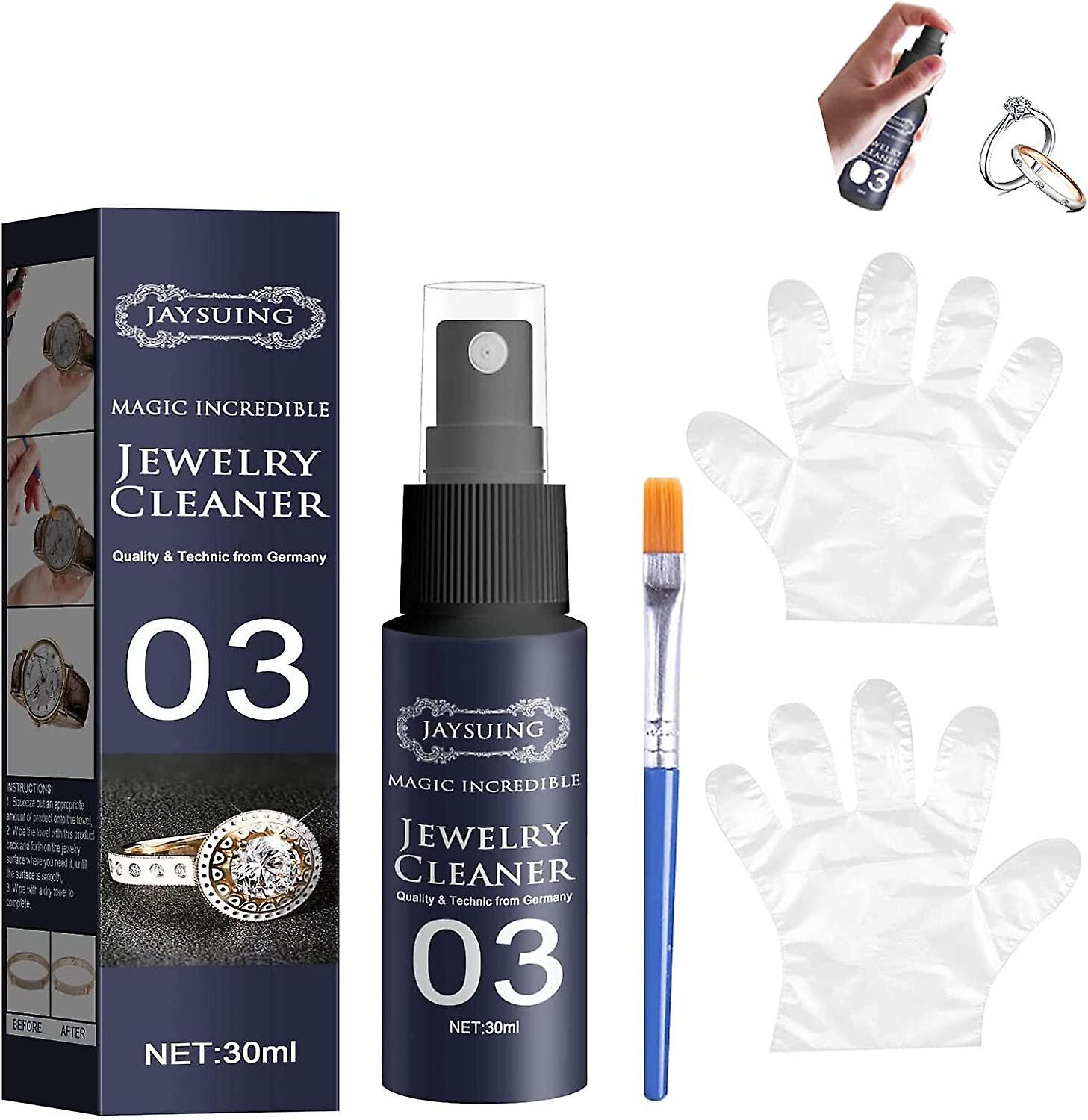Jewelry Cleaner Solution, Jewelry Cleaner Spray, Instant Shine Jewelry Cleaner, Gold Silver Jewelry Cleaner