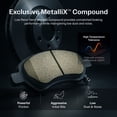 thumbnail image 4 of Transit Auto Rear Disc Rotors Semi-Metallic Pads and Parking Brake Shoes Kit for Car 2012 GMC Savana 3500 Cutaway Van with Single Wheels Limited Slip Positraction Axle K8S-104560, 4 of 11