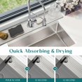 thumbnail image 3 of Sink Protector Mat, Diatomaceous Earth Quick Absorbent Sink Faucet Mat for Kitchen, Bathroom, RV, and Bar Spigots, Super Absorbent Non-Slip Surface for Countertop Maintenance, 3 of 6