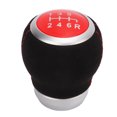 thumbnail image 4 of Car 6 Speed Gear Shift Head Ergonomic Wear Resistant Replacement Silver Ring for Models, 4 of 7
