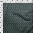 thumbnail image 2 of oneOone Silk Tabby Dark Teal Green Fabric Chevron Block Fabric For Sewing Printed Craft Fabric By The Yard 42 Inch Wide, 2 of 4