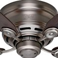 thumbnail image 3 of Hunter Fan Company 51060 Low Profile IV 42 Inch Home Ceiling Fan, Antique Pewter, 3 of 4