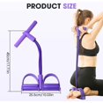 thumbnail image 2 of 21 Fitness Resistance Bands 4 Tube Pedal Ankle Puller, 2 of 7
