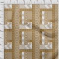 thumbnail image 4 of oneOone Silk Tabby Light Brown Fabric Block Sewing Craft Projects Fabric Prints By Yard 42 Inch Wide, 4 of 5