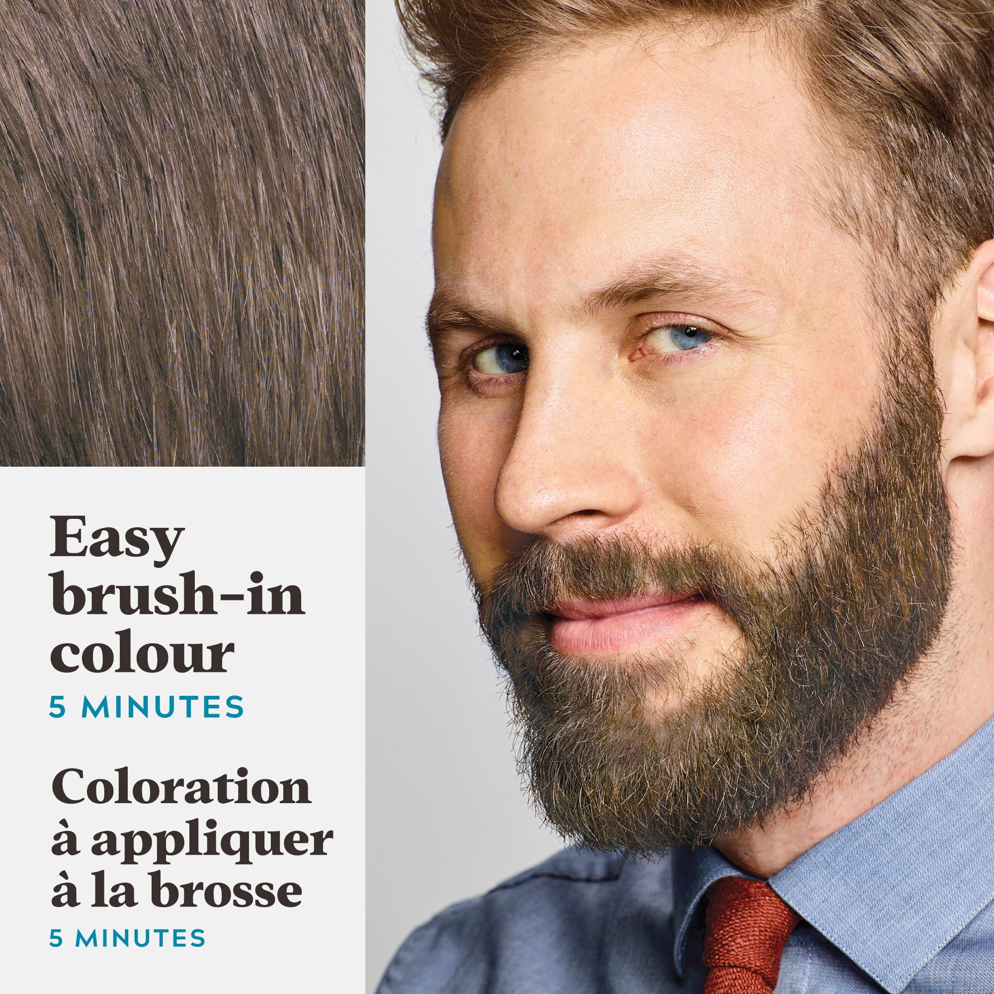 Just For Men Moustache Et Barbe Brun Pâle Moyen