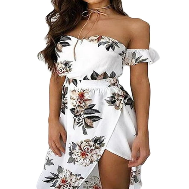 Women Boho Long Maxi Dress Summer Beach Evening Cocktail Party Sundress