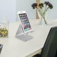 thumbnail image 3 of Support de Bureau Universel pour Cellulaire et Tablette en Aluminium Argenté, 3 of 7