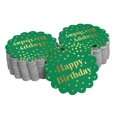 thumbnail image 1 of Inkdotpot 100 Pack Real Gold Foil Paper Tags Happy Birthday Favor Hang Tags, 1 of 6