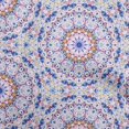 thumbnail image 1 of oneOone Rayon Medium Blue Fabric Mandala Craft Projects Decor Fabric Printed By The Yard 56 Inch Wide, 1 of 5