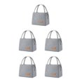 thumbnail image 1 of ZheElen Pack Lunch With Confidence Insulated Bento Bag Designed For Large Capacity Small+Grey 5Set, 1 of 6