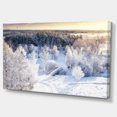 thumbnail image 2 of Beautiful Winter Panorama - Large Landscape Canvas Art Print, 2 of 3