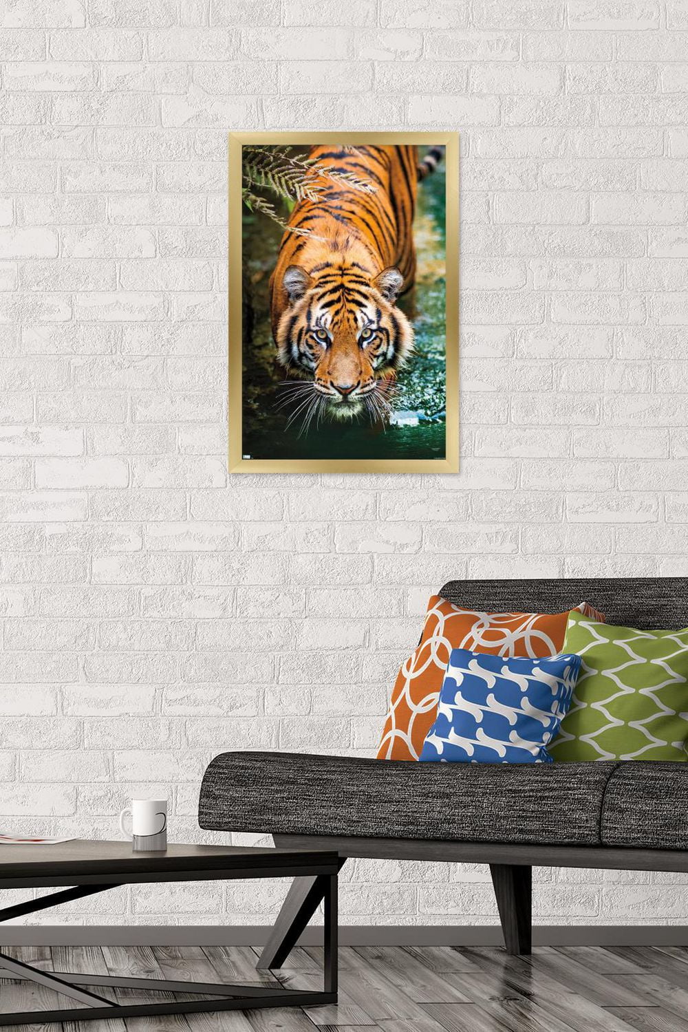 Tiger - Water Wall Poster