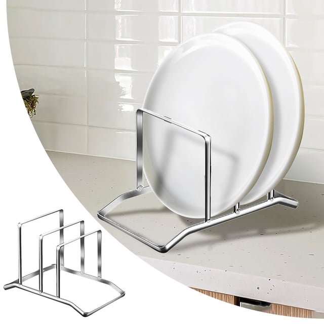Catégorie de Produit Support de Rangement - Support de Planche à Découper en Acier Inoxydable pour l'Organisation de la Cuisine et Porte-Ustensiles