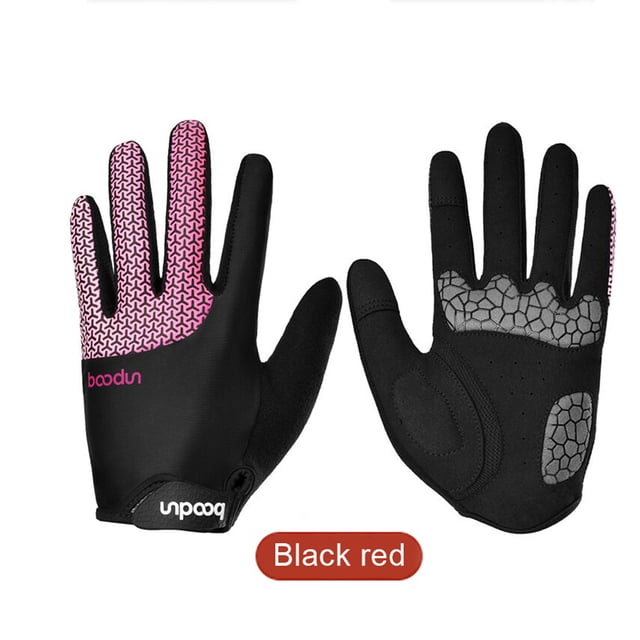 Agiferg Gants de Cyclisme Sport Doigts Complets Paume Rembourrée pour Vélo Moto Course Sports Extérieurs