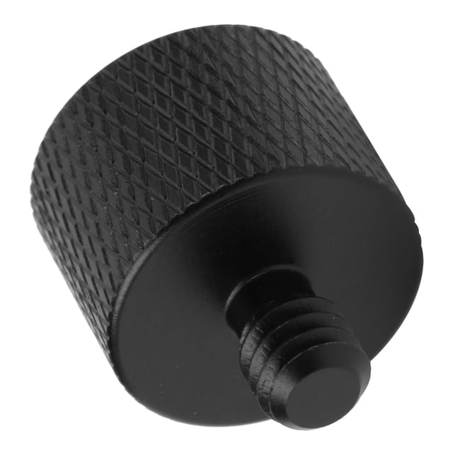 5/8 Female To 1/4 Male Thread Adapter, Non Slip Clear Thread Mic Stand Thread Adapter Aluminium Alloy Anodic Oxidation For Microphone Stand Mount Black,Silver