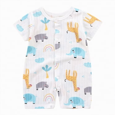 gdxvjhbj Unisex Baby Clothes Baby Boy Girl Outfit Sleeveless Romper Infant Clothes Boys Girls 0 3 6 9 12 18 24 Months (Yellow,0-6 Months)